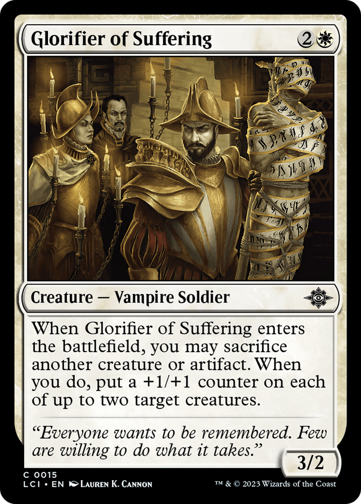 Glorifier of Suffering [The Lost Caverns of Ixalan] Magic: The Gathering