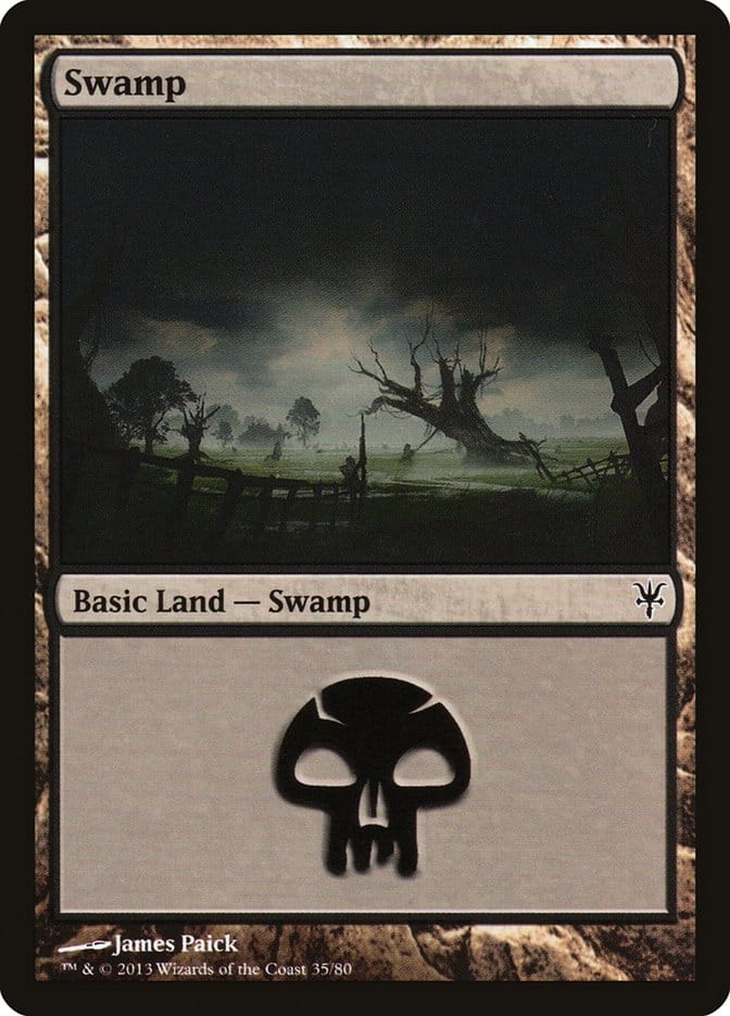 Swamp (35) [Duel Decks: Sorin vs. Tibalt] Magic: The Gathering