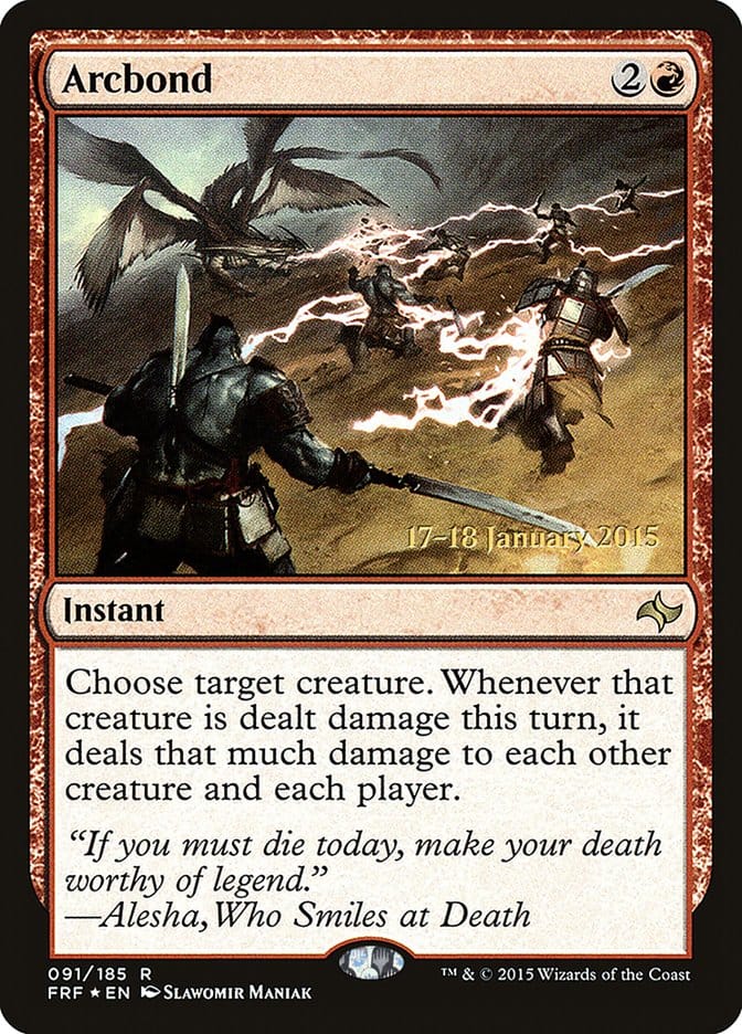 Arcbond [Fate Reforged Prerelease Promos] Magic: The Gathering