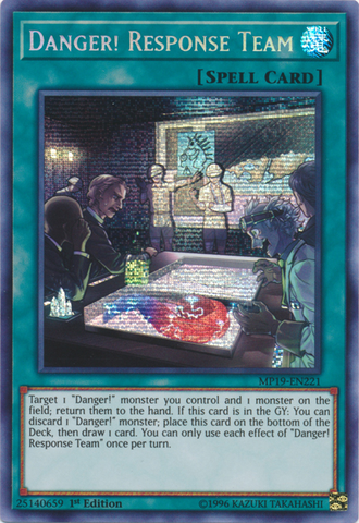 Danger! Response Team [MP19-EN221] Prismatic Secret Rare - Yugioh Cards For Your TCG Needs!