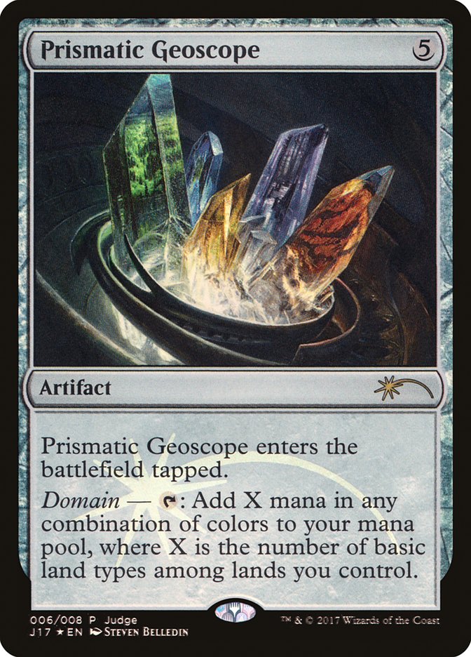 Prismatic Geoscope [Judge Gift Cards 2017] Magic: The Gathering