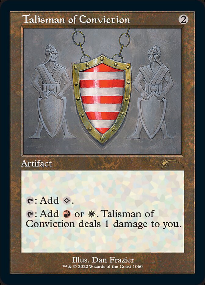 Talisman of Conviction (Foil Etched) [Secret Lair Drop Series] Magic: The Gathering