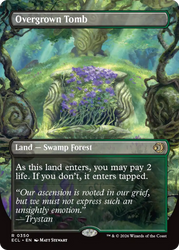 Overgrown Tomb (Borderless) [Lorwyn Eclipsed] Magic: The Gathering