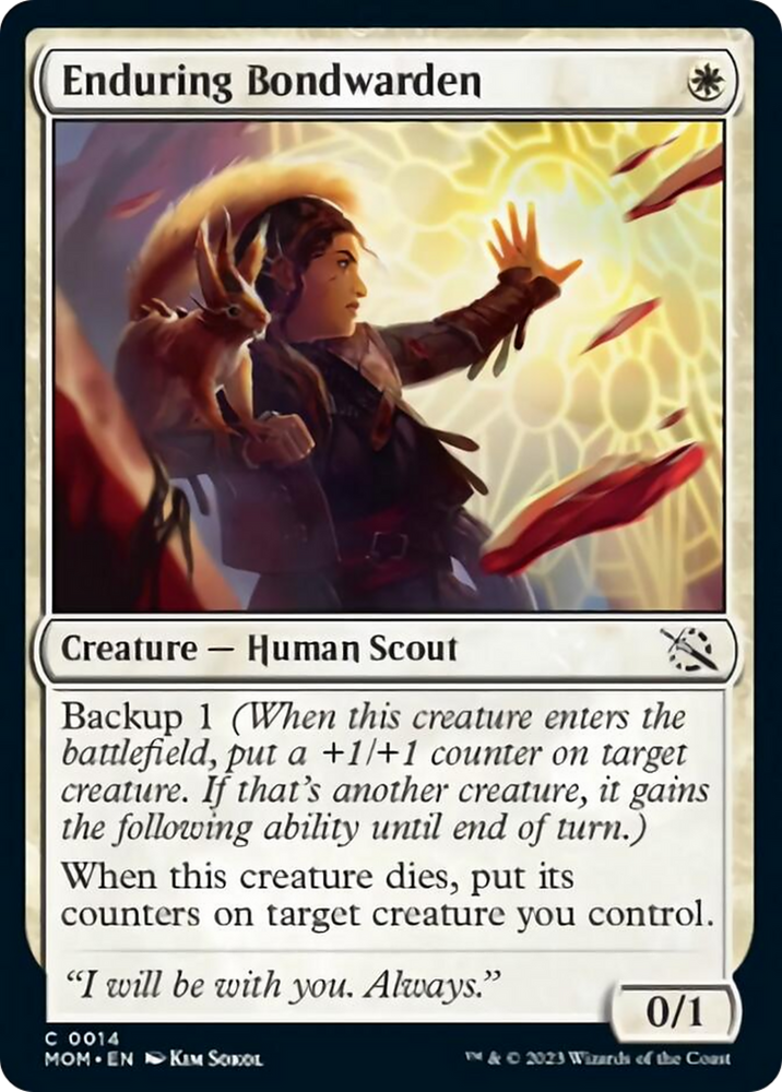 Enduring Bondwarden [March of the Machine] Magic: The Gathering