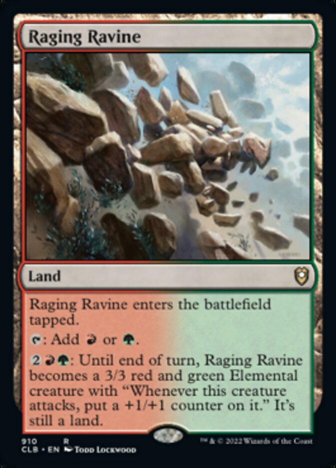 Raging Ravine [Commander Legends: Battle for Baldur's Gate] Magic: The Gathering