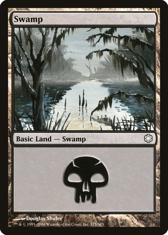 Swamp (375) [Coldsnap Theme Decks] Magic: The Gathering