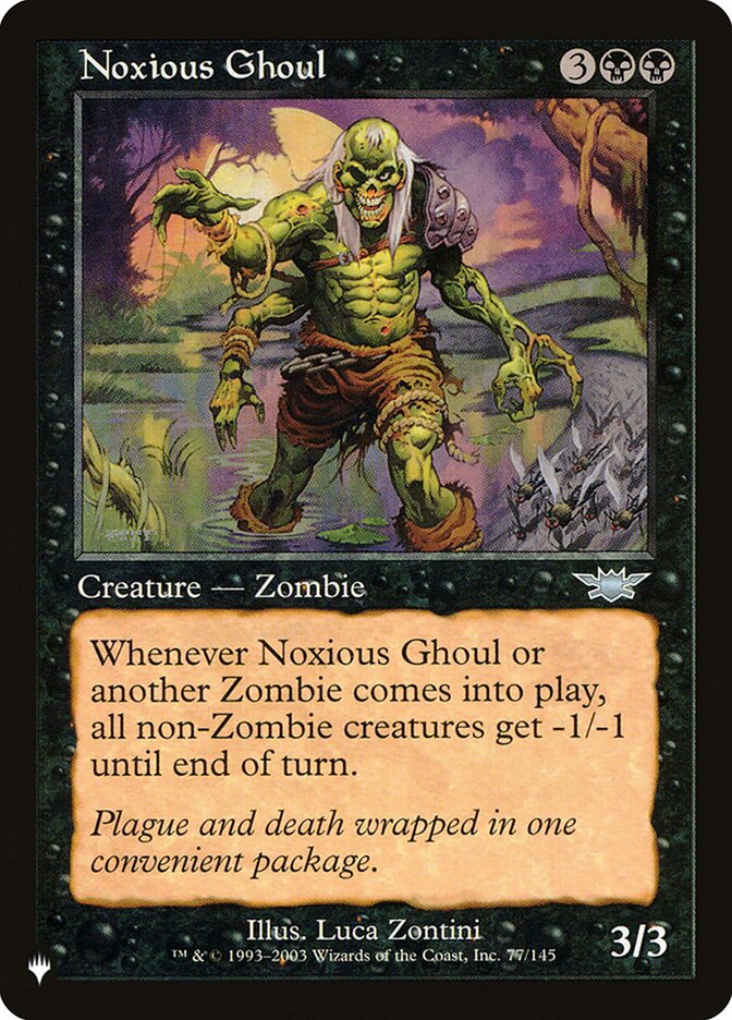Noxious Ghoul [The List] Magic: The Gathering