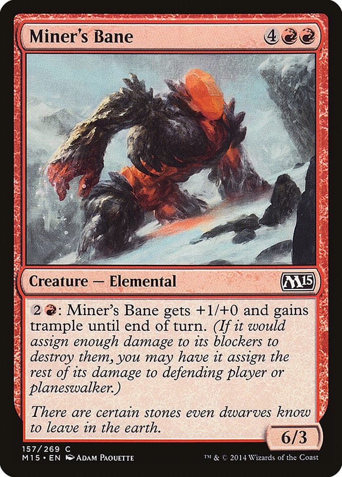 Miner's Bane [Magic 2015] Magic: The Gathering