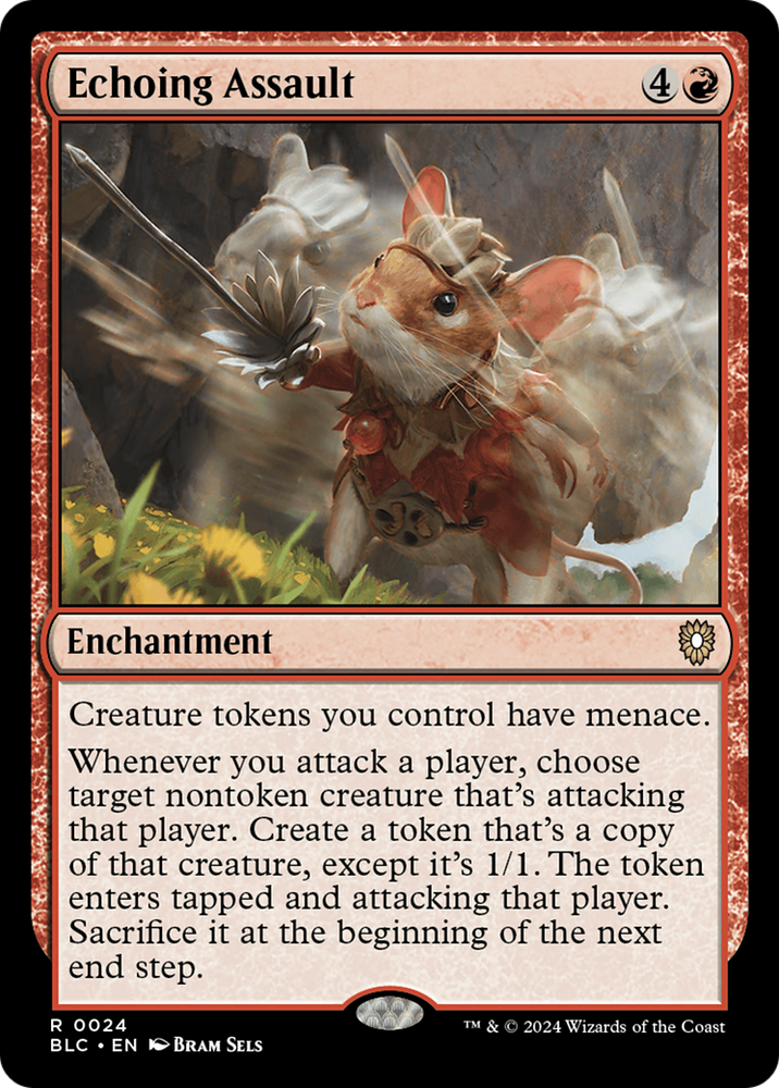 Echoing Assault [Bloomburrow Commander] Magic: The Gathering