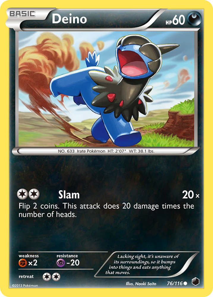 Deino (76/116) [Black & White: Plasma Freeze] Pokémon