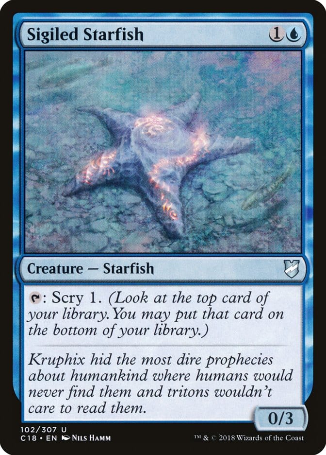 Sigiled Starfish [Commander 2018] Magic: The Gathering