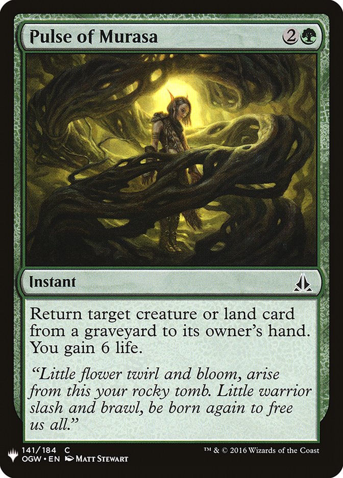 Pulse of Murasa [Mystery Booster] Magic: The Gathering