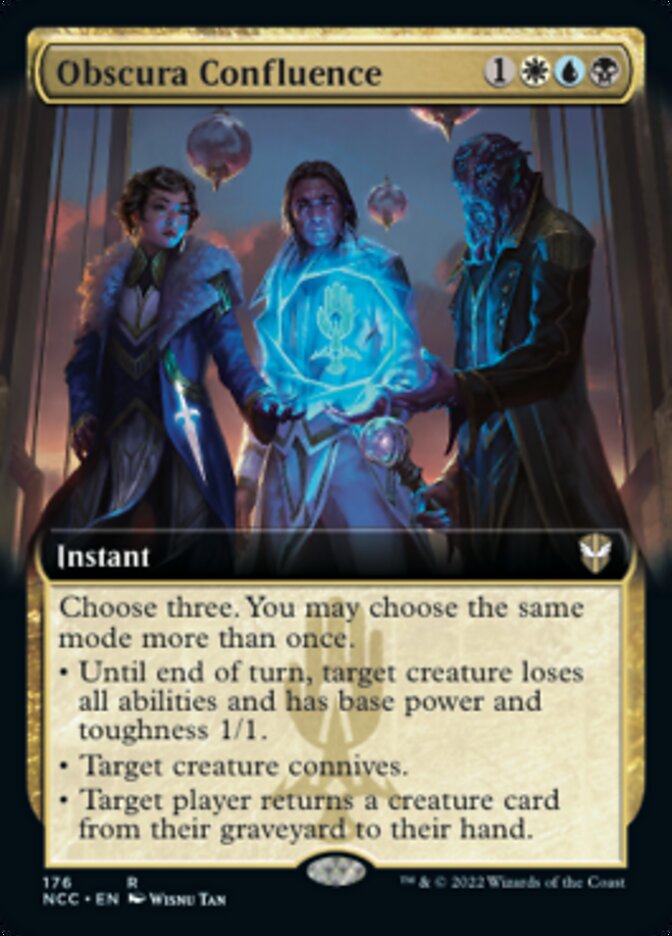 Obscura Confluence (Extended Art) [Streets of New Capenna Commander] Magic: The Gathering