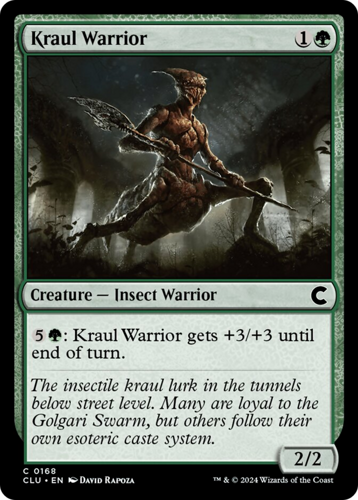 Kraul Warrior [Ravnica: Clue Edition] Magic: The Gathering