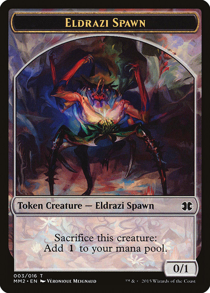 Eldrazi Spawn Token (003/016) [Modern Masters 2015 Tokens] Magic: The Gathering