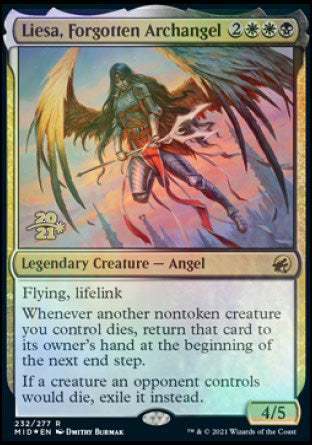 Liesa, Forgotten Archangel [Innistrad: Midnight Hunt Prerelease Promos] Magic: The Gathering