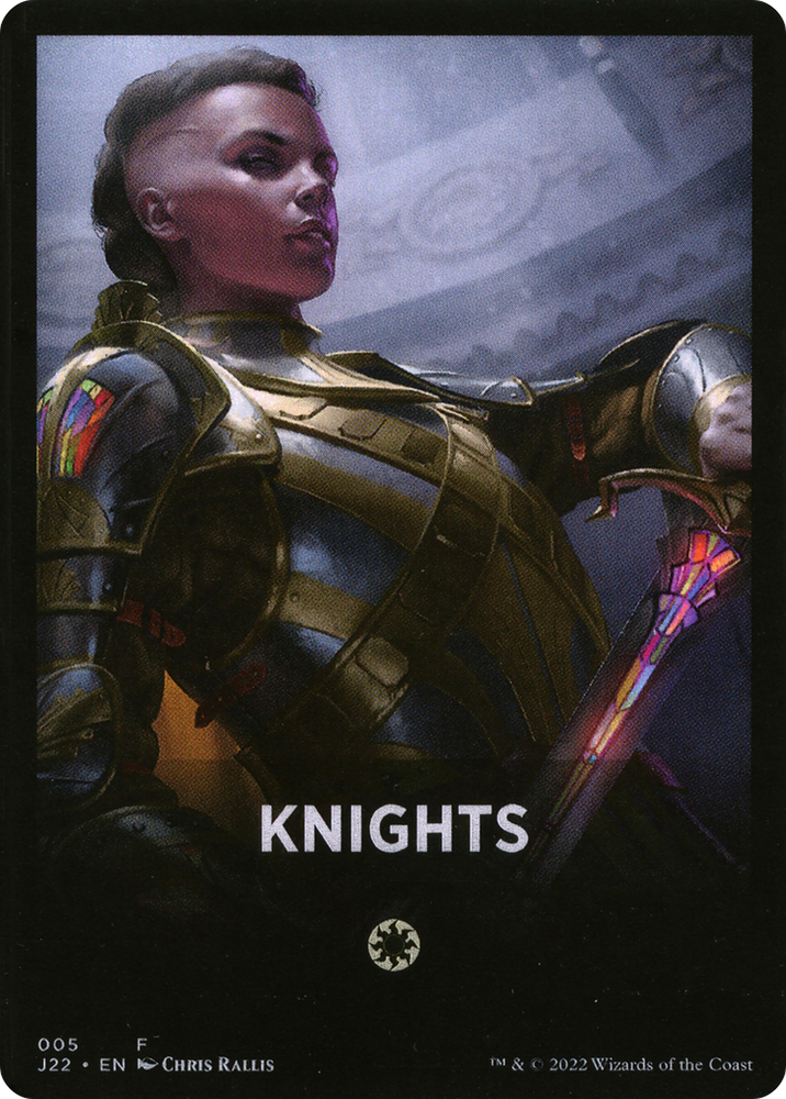 Knights Theme Card [Jumpstart 2022 Front Cards] Magic: The Gathering