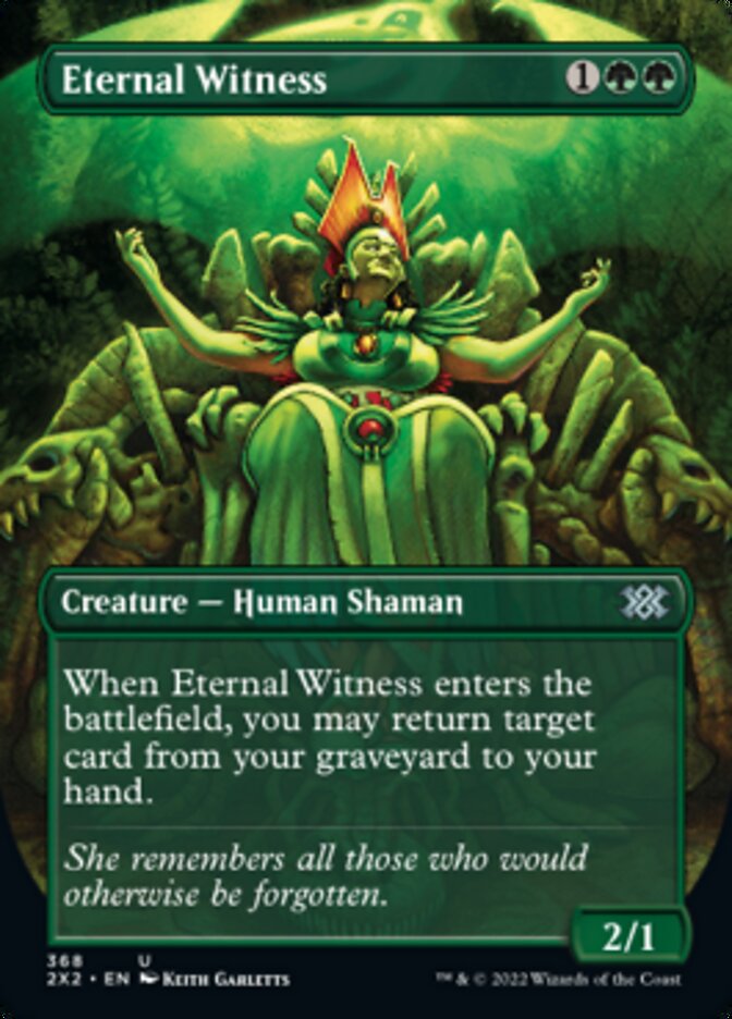 Eternal Witness (Borderless Alternate Art) [Double Masters 2022] Magic: The Gathering