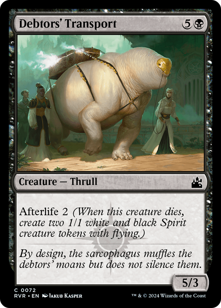 Debtors' Transport [Ravnica Remastered] Magic: The Gathering
