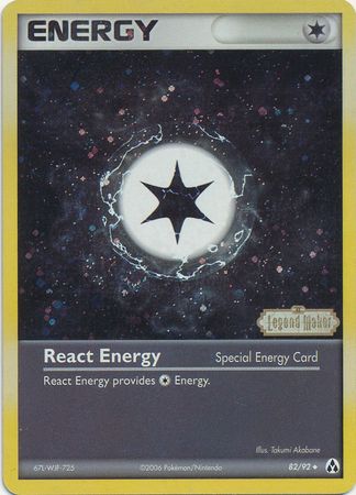 React Energy (82/92) (Stamped) [EX: Legend Maker] Pokémon