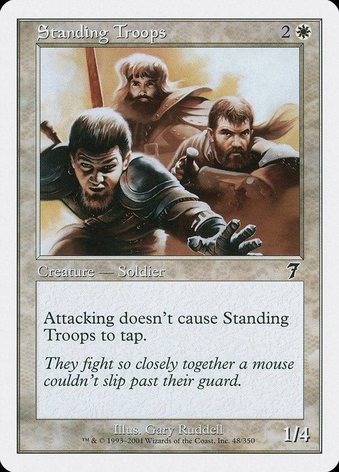 Standing Troops [Seventh Edition] Magic: The Gathering