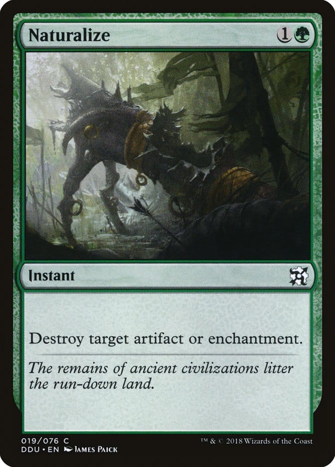 Naturalize [Duel Decks: Elves vs. Inventors] Magic: The Gathering