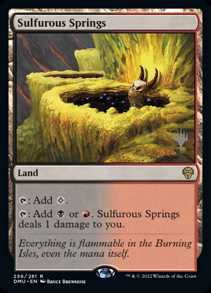 Sulfurous Springs (Promo Pack) [Dominaria United Promos] Magic: The Gathering