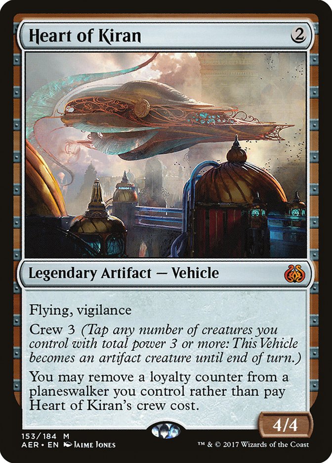 Heart of Kiran [Aether Revolt] Magic: The Gathering