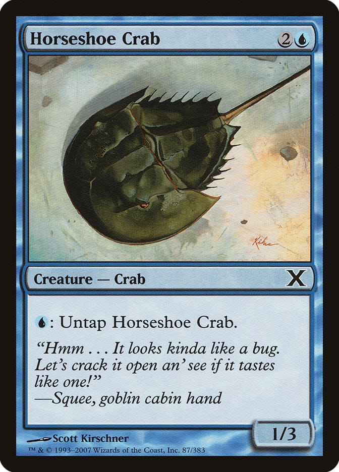 Horseshoe Crab [Tenth Edition] Magic: The Gathering