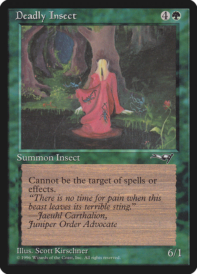 Deadly Insect (Pond) [Alliances] Magic: The Gathering