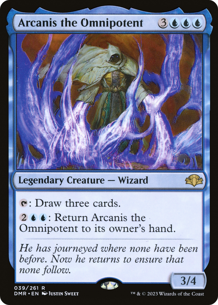Arcanis the Omnipotent [Dominaria Remastered] Magic: The Gathering