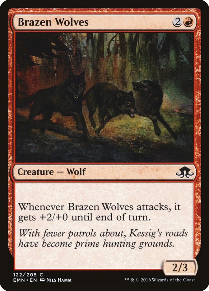 Brazen Wolves [Eldritch Moon] Magic: The Gathering