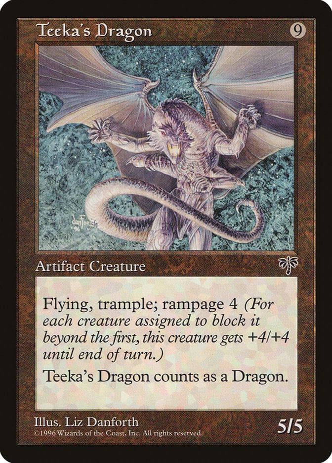 Teeka's Dragon [Mirage] Magic: The Gathering