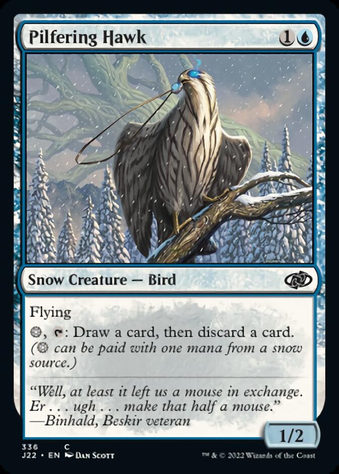 Pilfering Hawk [Jumpstart 2022] Magic: The Gathering