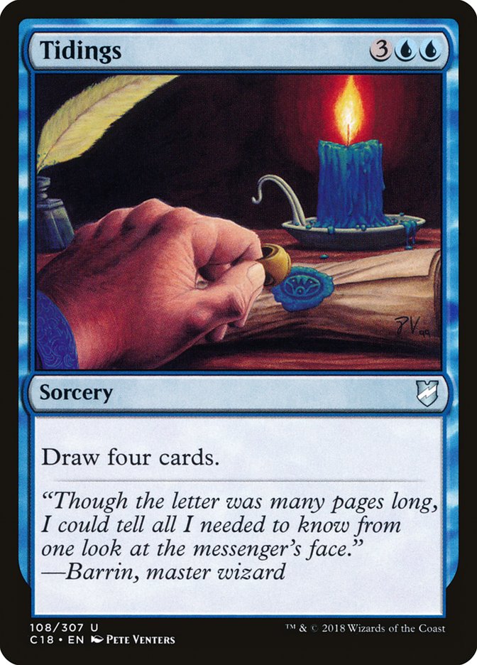 Tidings [Commander 2018] Magic: The Gathering