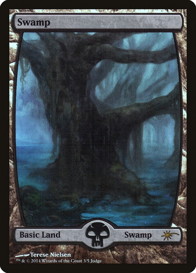 Swamp (3★) [Judge Gift Cards 2014] Magic: The Gathering