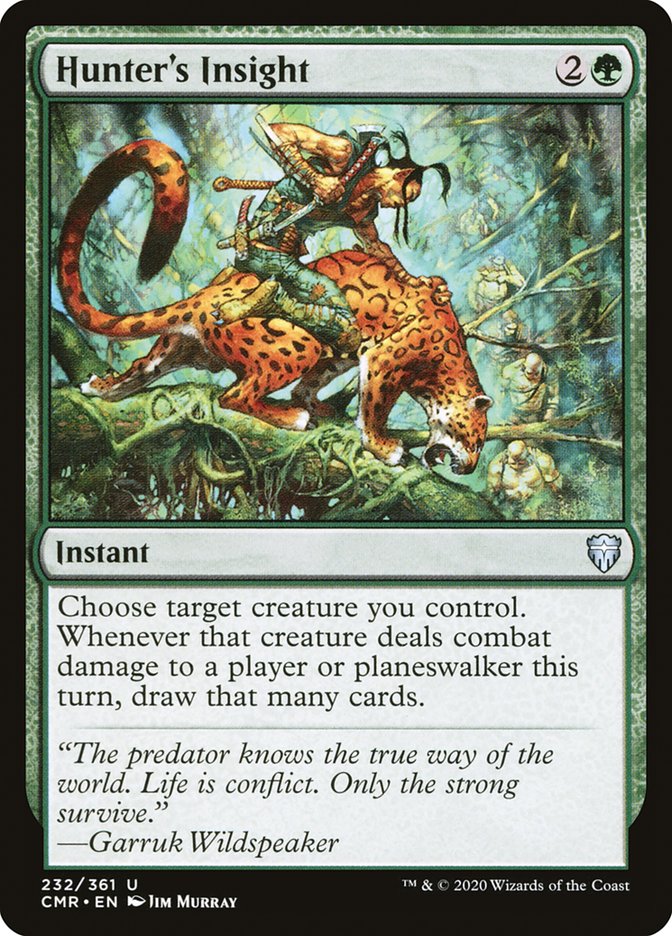 Hunter's Insight [Commander Legends] Magic: The Gathering