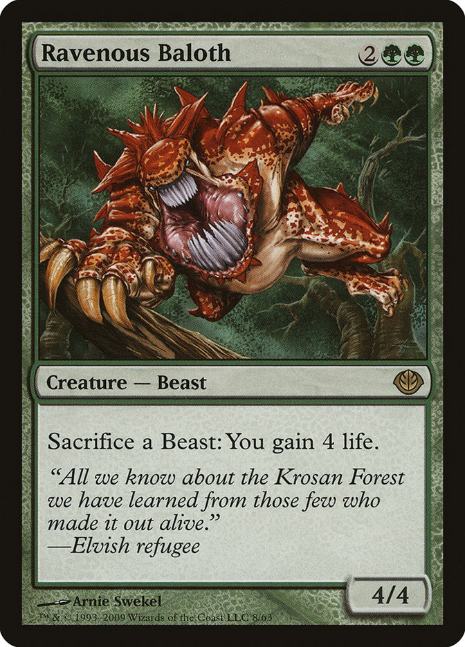 Ravenous Baloth [Duel Decks: Garruk vs. Liliana] Magic: The Gathering