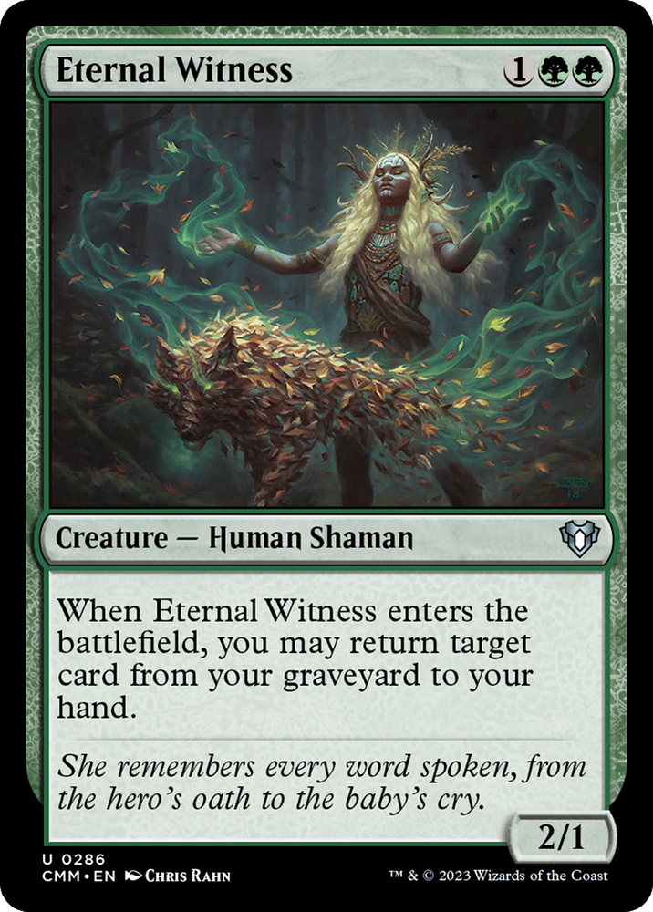 Eternal Witness [Commander Masters] Magic: The Gathering