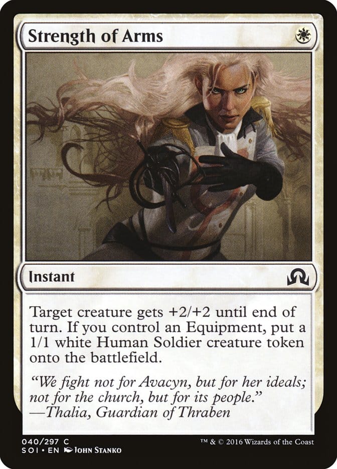 Strength of Arms [Shadows over Innistrad] Magic: The Gathering