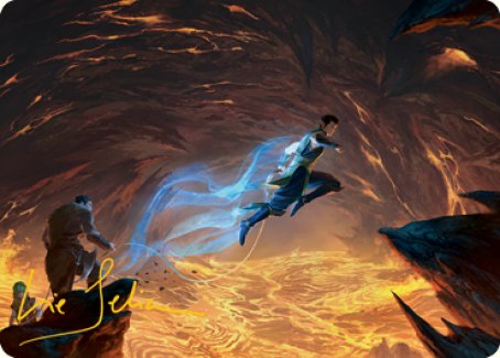 Fly Art Card (Gold-Stamped Signature) [Dungeons & Dragons: Adventures in the Forgotten Realms Art Series] Magic: The Gathering