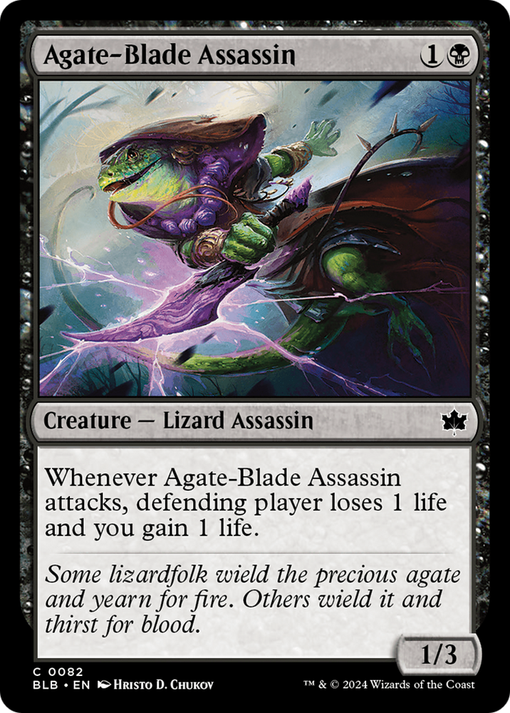 Agate-Blade Assassin [Bloomburrow] Magic: The Gathering