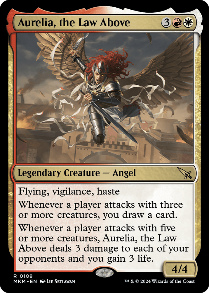 Aurelia, the Law Above [Murders at Karlov Manor] Magic: The Gathering
