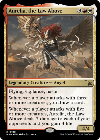 Aurelia, the Law Above [Murders at Karlov Manor] Magic: The Gathering