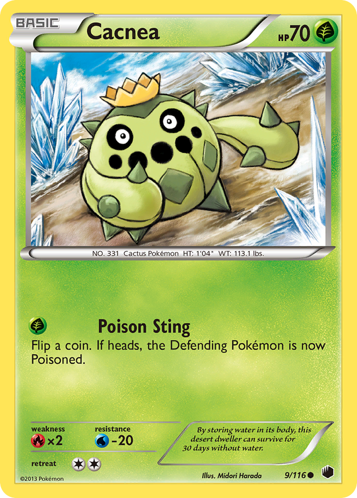 Cacnea (9/116) [Black & White: Plasma Freeze] Pokémon