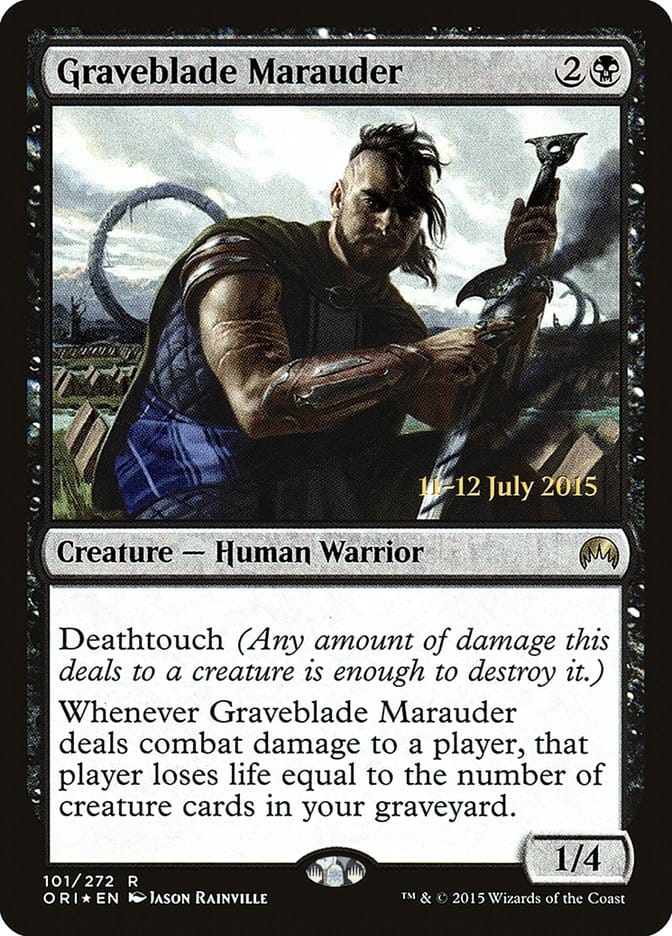 Graveblade Marauder [Magic Origins Prerelease Promos] Magic: The Gathering