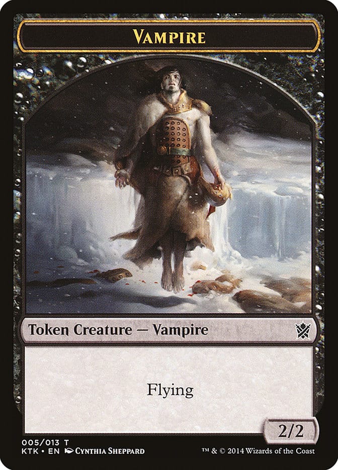 Vampire Token [Khans of Tarkir Tokens] Magic: The Gathering