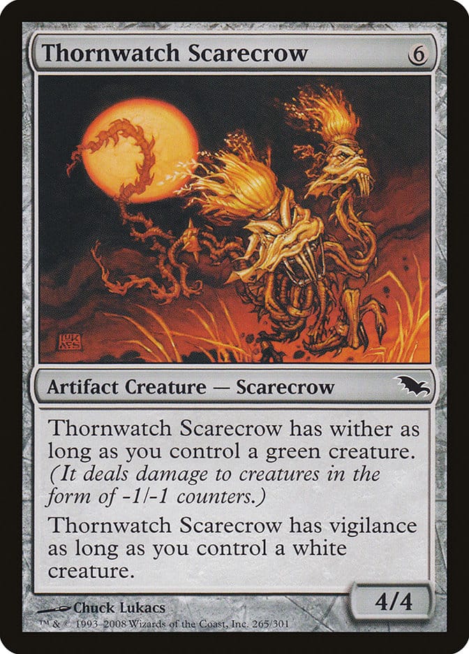 Thornwatch Scarecrow [Shadowmoor] Magic: The Gathering