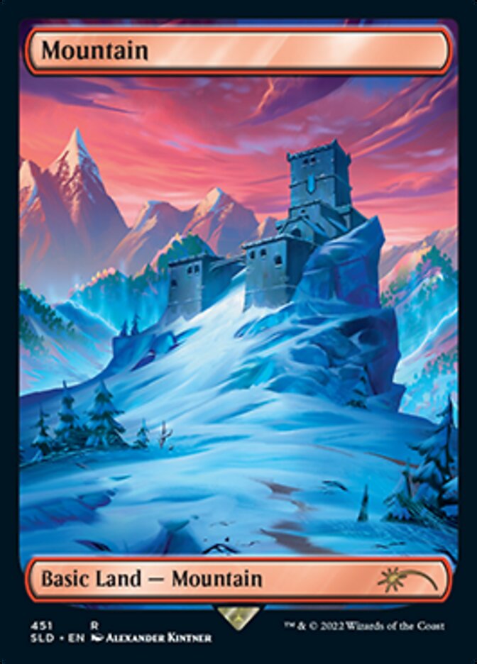 Mountain (451) [Secret Lair Drop Series] Magic: The Gathering