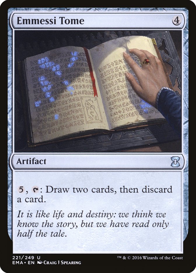 Emmessi Tome [Eternal Masters] Magic: The Gathering
